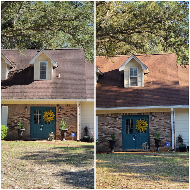 Asphalt shingle roof cleaning niceville FL