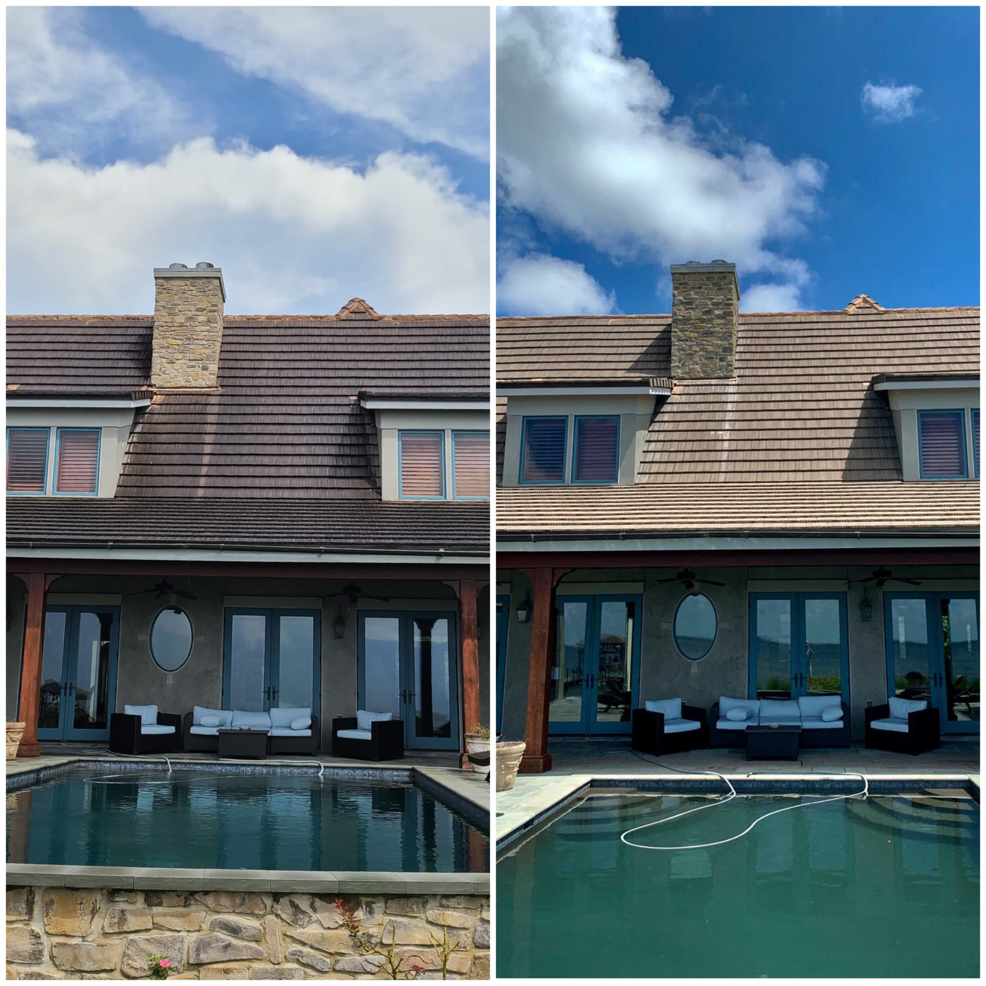 Slate roof washing destin fl