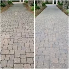 Pressure Washing and Sealing a Paver Driveway in Shalimar, FL