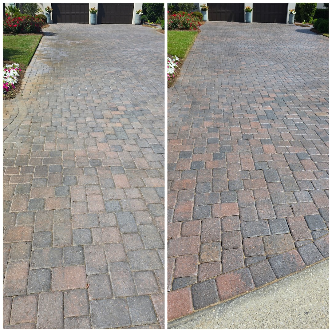 High quality paver sealing in Santa Rosa Beach 